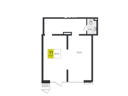 Продается Торговое Профессора Малигонова ул, 55.07  м&sup2;, 9538124 рублей
