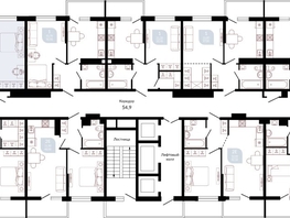 Продается 2-комнатная квартира ЖК Отражение, 2 очередь литера 3, 62.9  м&sup2;, 7620574 рублей