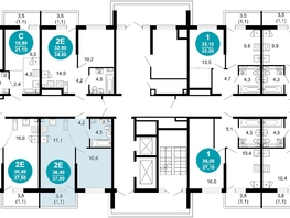 Продается 1-комнатная квартира ЖК Лестория, дом 4, 37.5  м&sup2;, 15579110 рублей