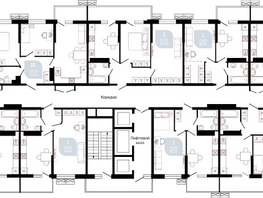 Продается 2-комнатная квартира ЖК Отражение, 2 очередь литера 4, 65.3  м&sup2;, 8306633 рублей