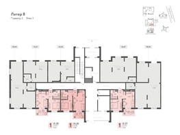 Продается 1-комнатная квартира ЖК Теплые края, литер 8, 31.58  м&sup2;, 4263300 рублей