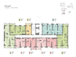Продается 1-комнатная квартира ЖК Теплые края, литер 8, 33.47  м&sup2;, 5020500 рублей