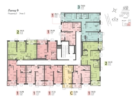 Продается 1-комнатная квартира ЖК Теплые края, литер 9, 37.44  м&sup2;, 4605120 рублей