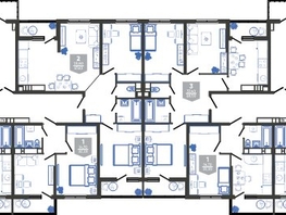 Продается 2-комнатная квартира ЖК Облака-3, дом 1, 48.4  м&sup2;, 10052390 рублей