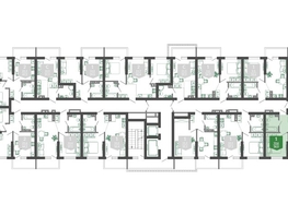 Продается 1-комнатная квартира ЖК Флора, 3 этап литера 5, 36.2  м&sup2;, 12637600 рублей