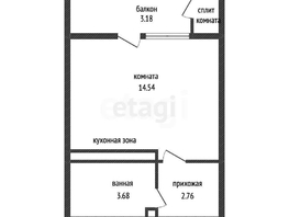 Продается Студия Западный Обход ул, 21.3  м&sup2;, 3150000 рублей