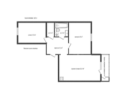 Продается 2-комнатная квартира Западный Обход ул, 65  м&sup2;, 8300000 рублей