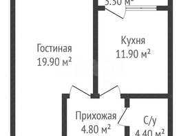 Продается 1-комнатная квартира Уральская ул, 41  м&sup2;, 4700000 рублей