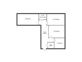 Продается 3-комнатная квартира Курчатова ул, 60  м&sup2;, 5700000 рублей