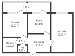 Продается 2-комнатная квартира Рождественская Набережная ул, 57.5  м&sup2;, 8900000 рублей