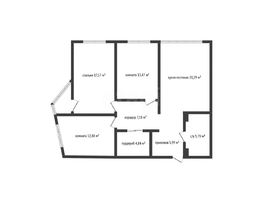 Продается 3-комнатная квартира Мачуги В.Н. ул, 85.5  м&sup2;, 13800000 рублей