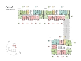 Продается 1-комнатная квартира ЖК Теплые края, литер 1, 33.61  м&sup2;, 4369300 рублей