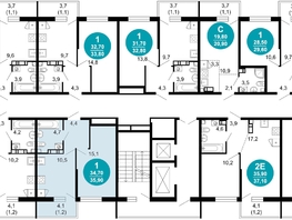 Продается 1-комнатная квартира ЖК Флора, 4 этап, 36  м&sup2;, 14162498 рублей