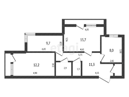 Продается 3-комнатная квартира Ленина ул, 62  м², 5300000 рублей