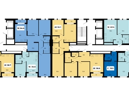 Продается 1-комнатная квартира ЖК НОРД, корпус 18, 40.4  м², 5110600 рублей