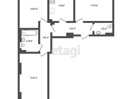 Продается 3-комнатная квартира Стабильная ул, 71.9  м², 7100000 рублей