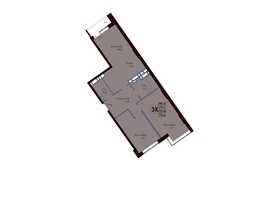 Продается 3-комнатная квартира ЖК ACADEMIA (Академия), 1 этап, 73.05  м&sup2;, 11322750 рублей