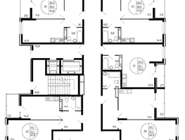 Продается 2-комнатная квартира ЖК Флора, литера 1.2, 40.25  м&sup2;, 4830000 рублей