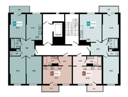 Продается 3-комнатная квартира ЖК Соседи, Этап 3 корпус 3, 74.38  м&sup2;, 10785100 рублей