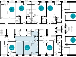 Продается 2-комнатная квартира ЖК 1799, литера 2.3, 67.69  м², 11940516 рублей