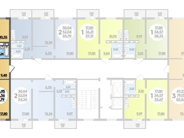 Продается 3-комнатная квартира ЖК Суворовский, литера 5, 81.79  м², 8631467 рублей