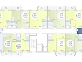 Продается 2-комнатная квартира ЖК Суворовский, литера 7, 44.88  м², 5327256 рублей