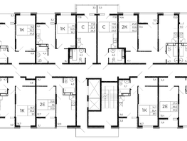 Продается 1-комнатная квартира ЖК Флора, литера 2.1, 37.1  м², 4823000 рублей