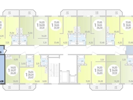 Продается 2-комнатная квартира ЖК Суворовский, литера 7, 64.96  м², 6989695 рублей