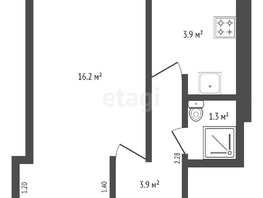 Продается 1-комнатная квартира Дранко ул, 25.3  м², 3699000 рублей