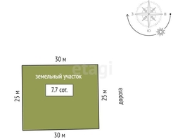 Продается Дачный участок Весенняя улица, 7.7  сот., 1050000 рублей