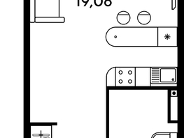 Продается Студия ЖК Малина Парк, дом 1, 25.93  м², 5110000 рублей