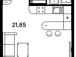 Продается Студия ЖК Малина Парк, дом 1, 29.07  м², 6340000 рублей