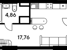 Продается Студия ЖК Малина Парк, дом 4, 24.41  м², 4080000 рублей