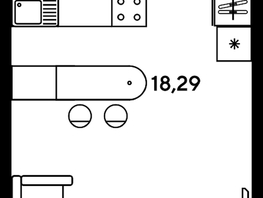 Продается Студия ЖК Малина Парк, дом 2, 24.19  м², 3010000 рублей