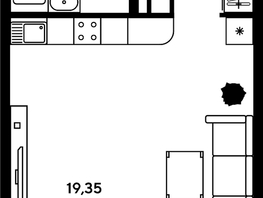 Продается Студия ЖК Гринсайд, 3.1-3.4, 30.22  м², 4820000 рублей