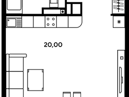 Продается Студия ЖК Гринсайд, 3.1-3.4, 31.6  м², 9890000 рублей