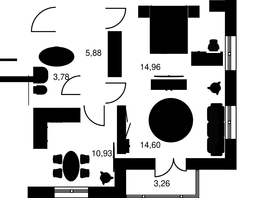 Продается 2-комнатная квартира ЖК Культура, дом 2, 53.47  м², 8050000 рублей