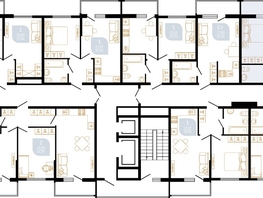 Продается 3-комнатная квартира ЖК Вместе, литера 1, 85.36  м², 17840240 рублей