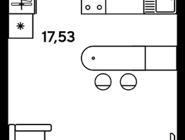 Продается Студия ЖК Малина Парк, дом 2, 24.31  м², 3810000 рублей