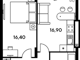 Продается Студия ЖК Сезоны, 31.55  м², 4548700 рублей