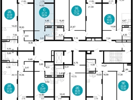 Продается 1-комнатная квартира ЖК 1799, литера 2.1, 28.94 м², 7399958 рублей