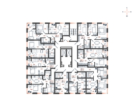 Продается 2-комнатная квартира ЖК Темп, дом 2, 60.24  м², 6358800 рублей