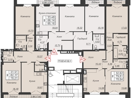 Продается 2-комнатная квартира ЖК Дом-резиденция Собрание, 78.21 м², 53573850 рублей