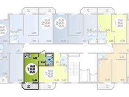 Продается Студия ЖК Суворовский, литера 23, 26.2  м², 3987640 рублей