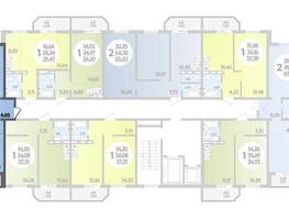 Продается 2-комнатная квартира ЖК Суворовский, литера 23, 43.04  м², 5229360 рублей