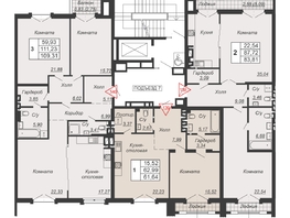 Продается 3-комнатная квартира ЖК Дом-резиденция Собрание, 109.31 м², 65586000 рублей