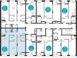 Продается 3-комнатная квартира ЖК 1799, литера 2.3, 91.21 м², 14921956 рублей
