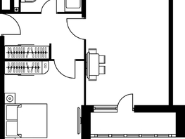 Продается 2-комнатная квартира ЖК Гринсайд, 5.1-5.5, 45.31 м², 5850000 рублей