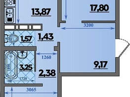 Продается 2-комнатная квартира ЖК Суворовский, литера 6, 64.53 м², 7408044 рублей
