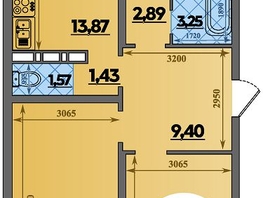 Продается 3-комнатная квартира ЖК Суворовский, литера 6, 81.79  м², 9070511 рублей